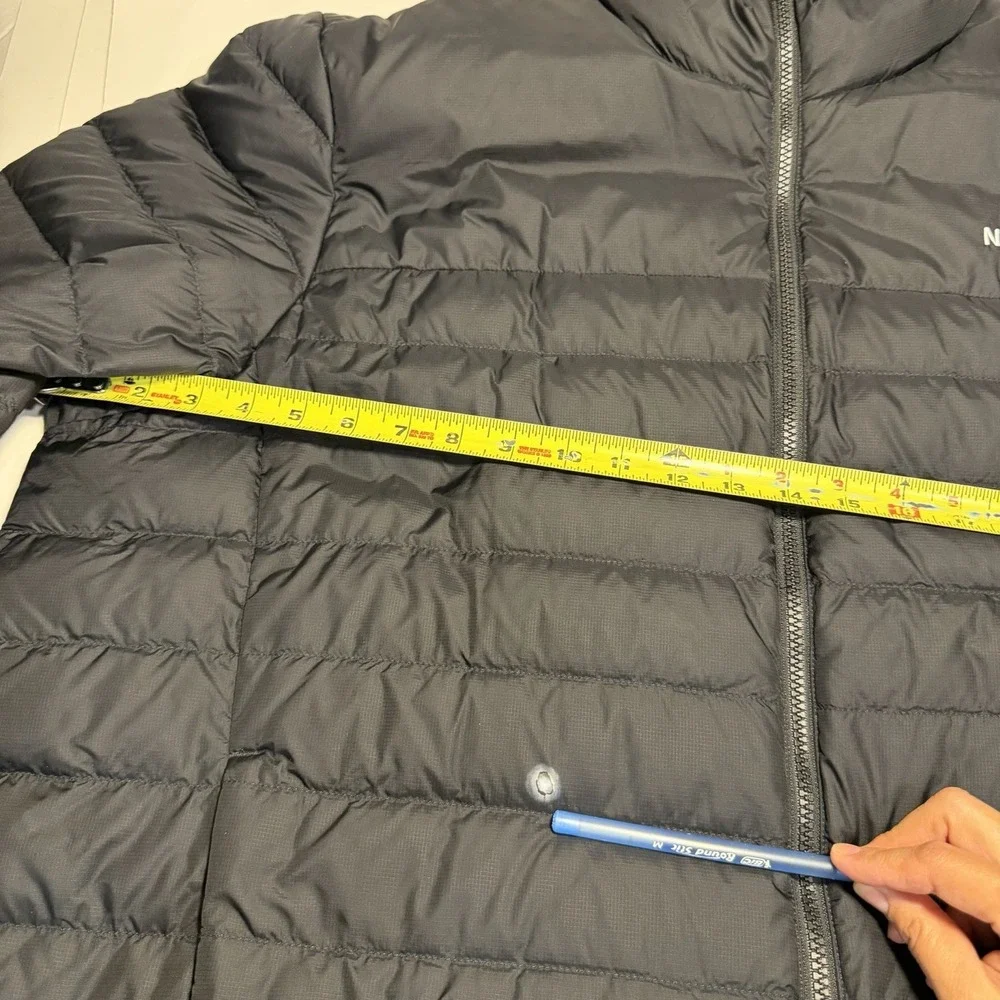 North Face Minoqua Puffer Down Jacket 550 Men XXl Black Quilted Outdoor